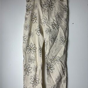 Floral Cream Bottoms